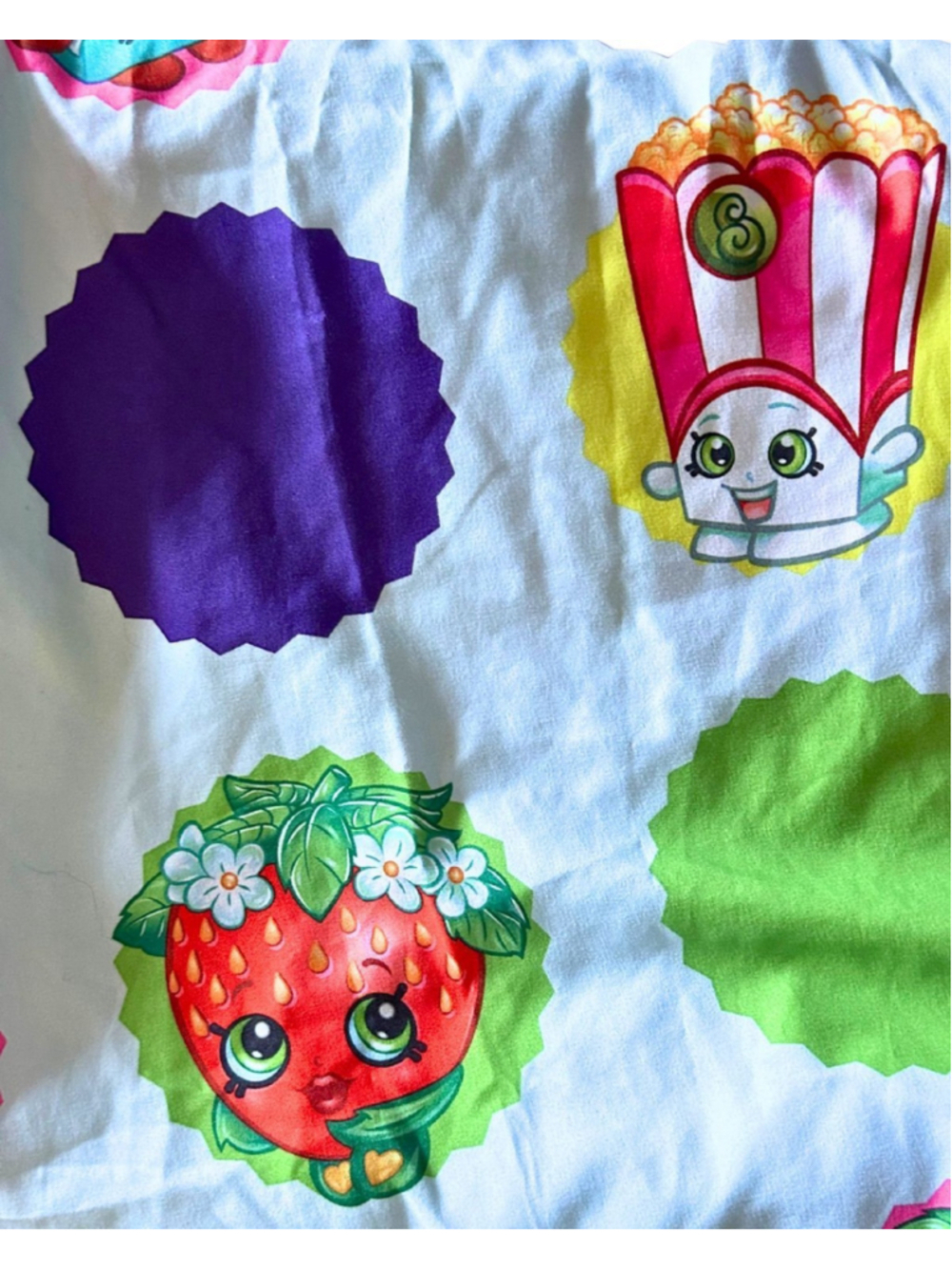 Shopkins Double Fitted + Flat Sheet